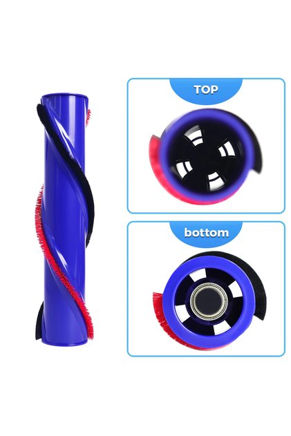 1PC V6 V7 Brush Roll Parts Suitable For Dyson V6 V7 V8 V10 V11 Vacuum Cleaner Soft Roller Brush Carp