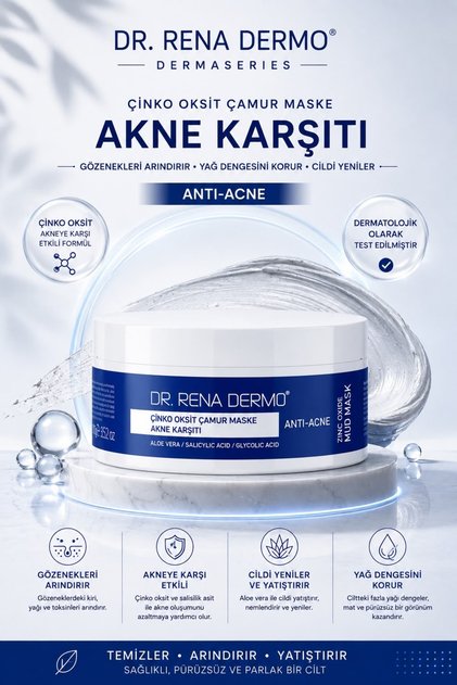 Anti-Acne Zinc Oxide Mud Mask - Mud Mask
