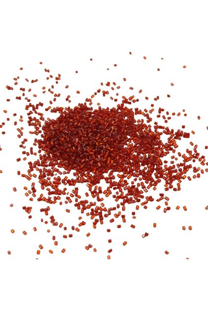 Cut Beads Crystal Light Orange 2X1.5 mm (100 Gr 4000 Pieces)