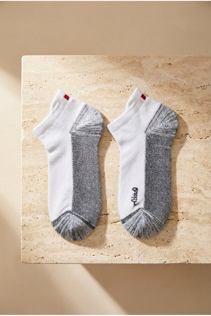 2 Pack Men's Golf Booties Socks White/White