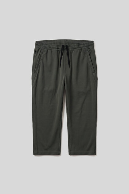 Khaki Flexible Comfortable Breathable Standard Fit Men's Capri - 83106