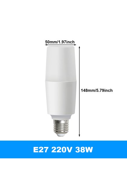 Warm White 38W 9W 18W 28W 38W LED Bulb AC 220V E27 LED Lamp Energy Saving Lamps Home Derection Livin