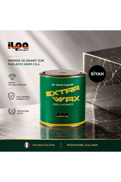 Extra Wax Mermer Granit ve Doğal Taş Parlatıcı Krem Cila – Profesyonel Taş Bakım Cilası