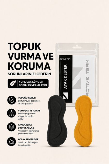 SP07 - Yapışkanlı Bilek Koruma | Topuk Vurma Önleyici Ve Ayakkabı Daraltma Yumuşak Sünger Ped