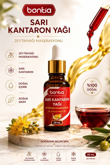 Sarı Kantaron Yağı 20 ml – Zeytinyağı Maserasyon