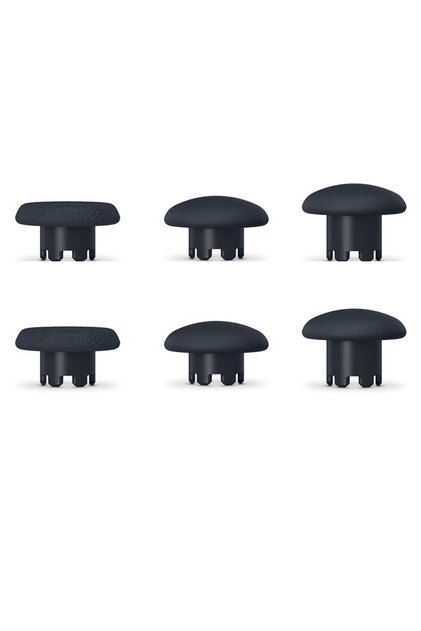 2 For PS5 Edge Dualsense Controller Replacement Thumbsticks Joysticks Grip and 4 Paddles Black