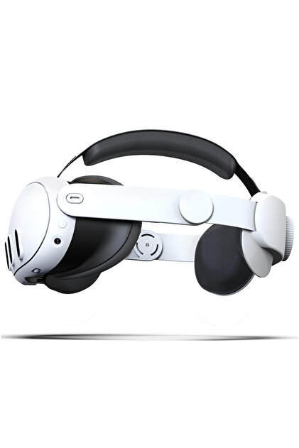 حزام رأس قابل للتعديل بتصميم وايت هونداي لـ Meta Quest 3/Oculus Quest 3