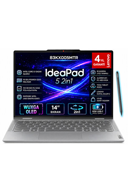 LENOVO IdeaPad 5 2-in-1 i5 13420H 8GB 512GB SSD W11 Home 14