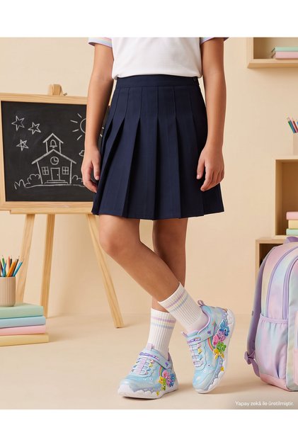 HUGS N SNUGS Büyük Kız Çocuk Mavi Işıklı Spor Ayakkabı 302390L BLMT