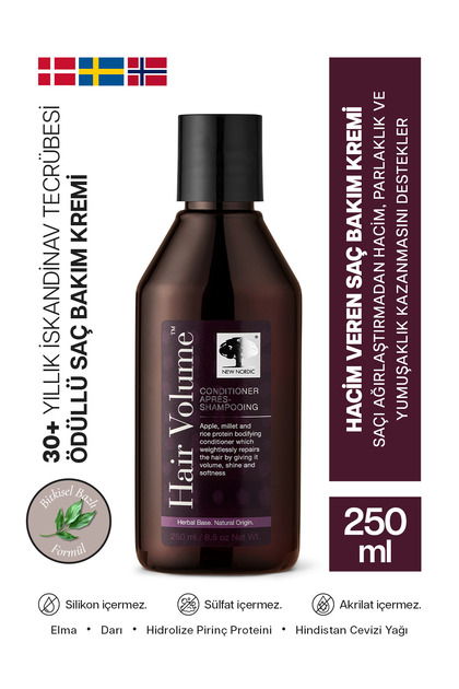 Hair Volume Conditioner Anti-Hair Loss Volumizing Conditioner with Apple Millet Rice Protein 250 ml