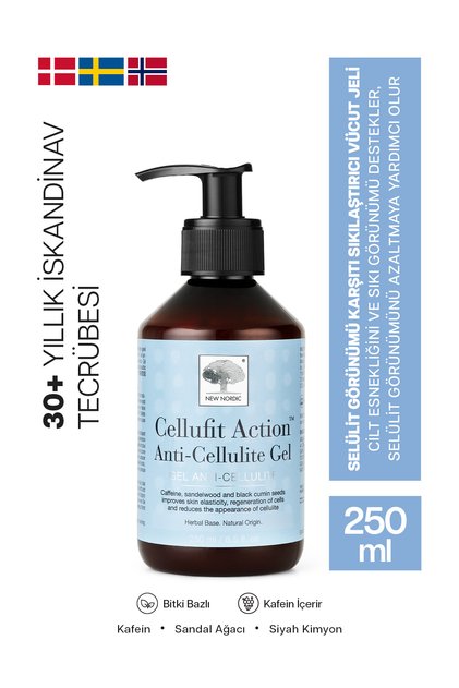 Cellufit Action Anti-Cellulite Gel with Caffeine, Anti-Cellulite Appearance Firming Body Gel 250 ml