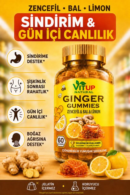 Ginger Gummies – Ginger Shot’ın Gummy Formu