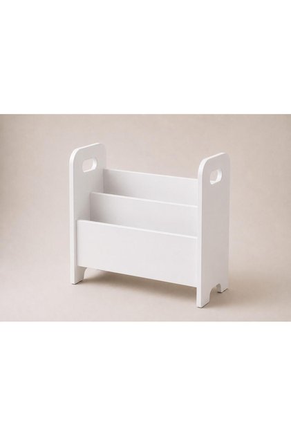Montessori Kitaplık Beyaz Renkli-Lake 60cm
