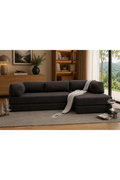 COMFORT SERİSİ YATAKLI KÖŞE KOLTUK, ANTRASİT