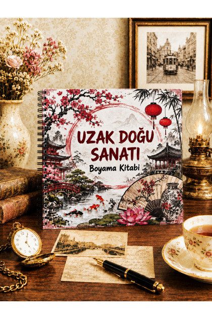 Far East Art Coloring Book – 21X20 cm I 40 Visuals I for Children and Adults