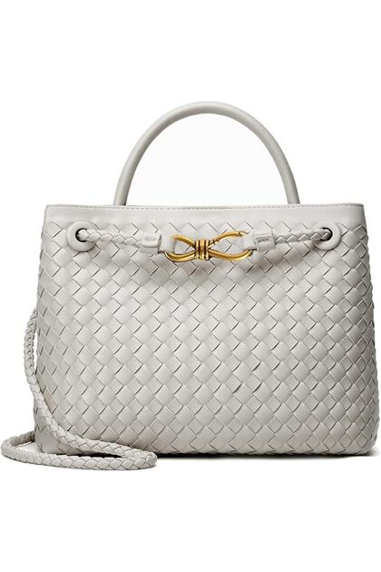 Fashionable and stylish woven leather hobo bag suitable for use as a shoulder bag, handbag, or crossbody bag for women