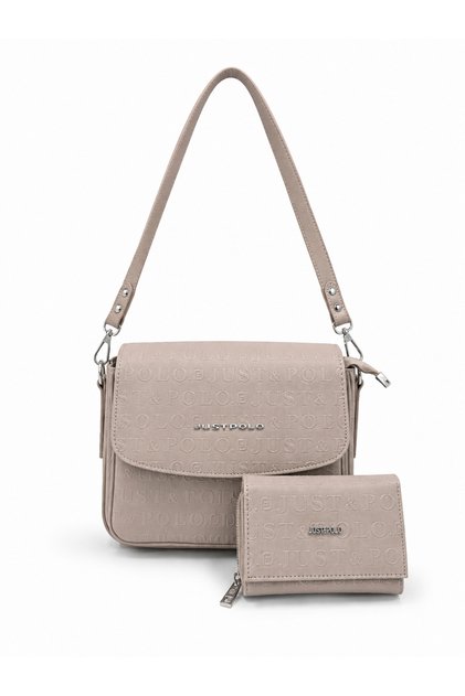 Women's Daily Use Adjustable Strap Luxury Hand & Shoulder Bag and Wallet Shoulder Bag