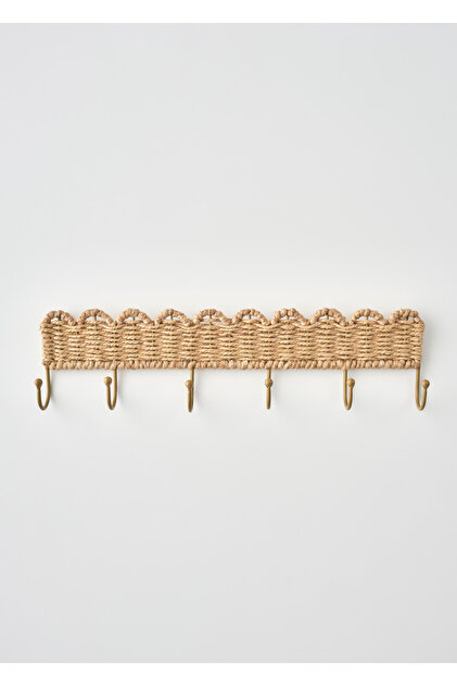 Scallop Decorative Hanger Beige (46X12X4,5 cm)
