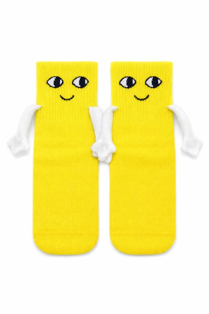 Yellow Hand-In-Hand Children's Socks