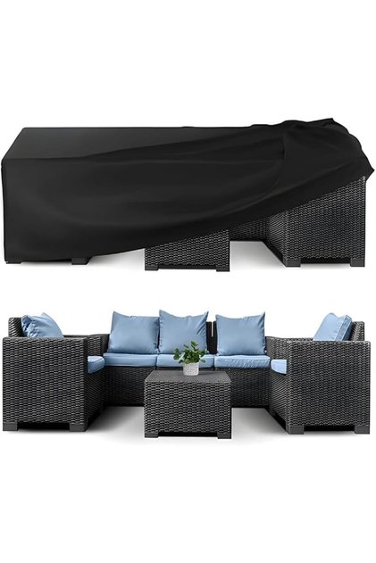 2.13m X 1.32m X 74cm Waterproof Outdoor Furniture Cover for Table and Chairs Sofa Protector Oxford Cloth m