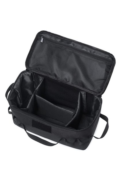 black Outdoor Camping Gas Tank Storage Bag Large Capacity Ground Nail Tool Bag Gas Canister Picnic C