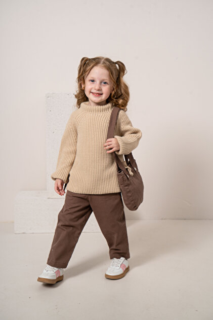 Baby Girl & Child Turtleneck Sweater, Bag and Pants 3-Piece Set