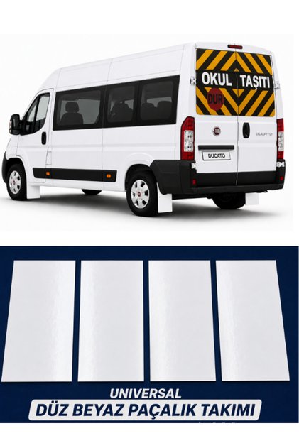 Fiat Ducato Ön Arka Beyaz 4 Lü Set Paçalık Takımı Çamurluk Tozluk Aksesuar