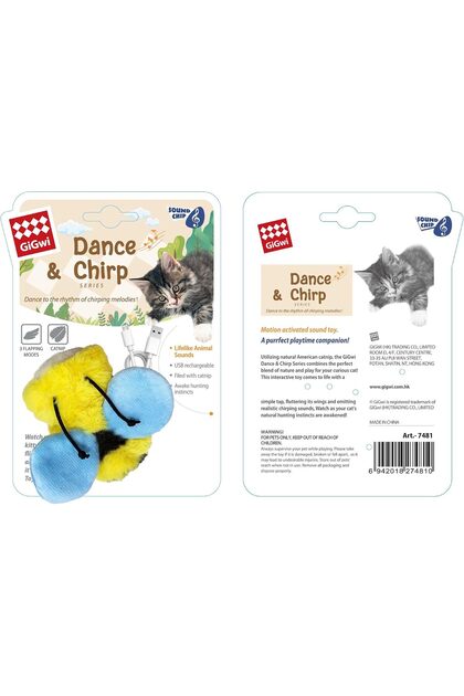 Dance & Chirp Series Flapping Bee USB Rechargable