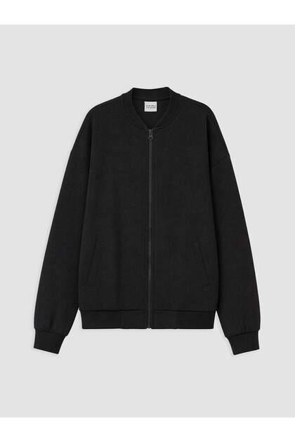 Rmz Gi̇yi̇m Farkiyla College Roba Collar Girls' Zipper Sweatshirt