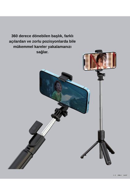 Myceshop Wireless Bluetooth Sie Stick – 360 ° Rotatable Headboard, Portable and (154553) Stylish Design