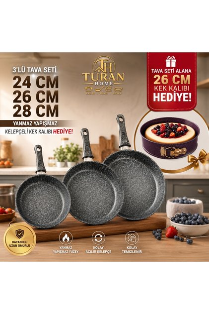 3 lü tava seti
