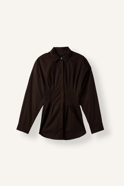 100% Cotton Fitted Poplin Shirt G8610Ax26Au