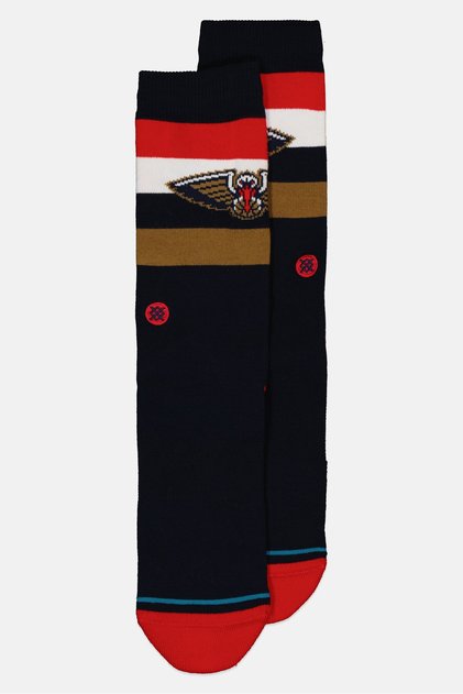 x NBA Men Graphic Print Crew Cut Socks, Multicolor