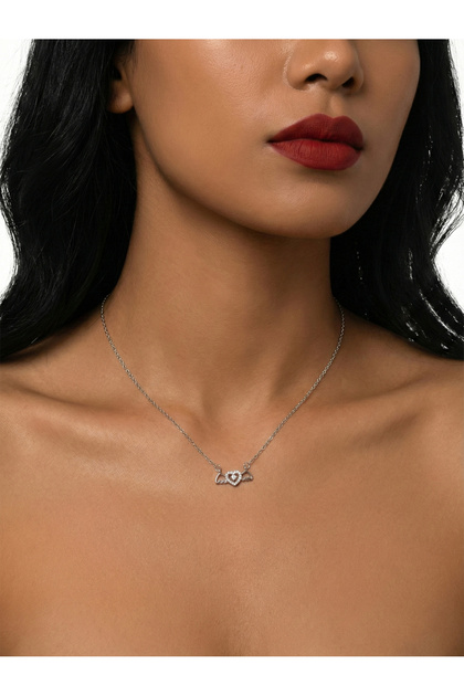Cupids Heart Pendant Necklace
