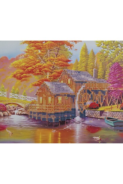 Beaded Tapestry Stone Board Diamond Painting Mosaic Picture Set Sizes 21X25 for Children