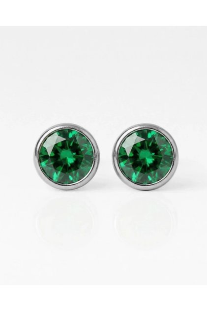 Surgical Steel Birthstone Earrings | 316L Stainless Steel Sterile Stone Hypoallergenic Earrings
