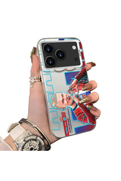 iPhone 17 Pro Max/18 Pro Max Compatible Hard Acrylic Back Silicone Edge Lens Protection Haaland Case