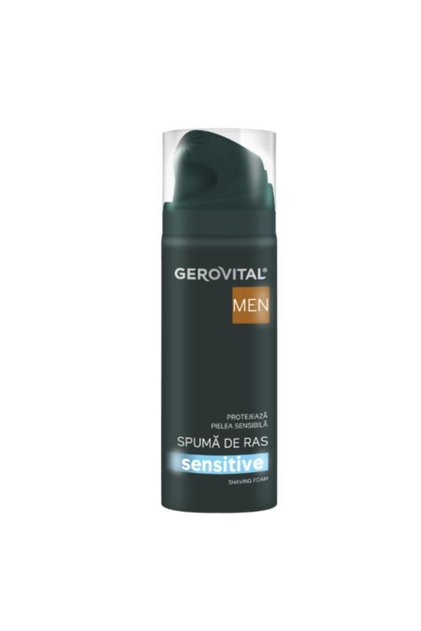 Пяна за бръснене за чувствителна кожа - Gerovital Men, 200 мл