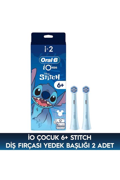 iO Çocuk 6+ Stitch Diş Fırçası Yedek Başlığı 2 Adet