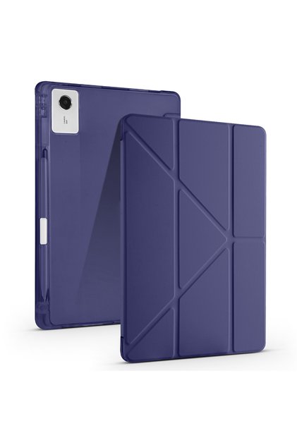 Lenovo idea Tab Plus 12.1 TB361FU Kılıf Kalem Bölmeli Trifolding Case ZAG70609TR / ZAG70642TR