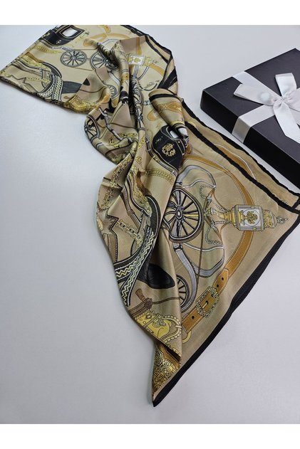 Luxury Voile Silk Shawl Hijab Foulard Scarf Shawl Double Sided Dynasty Model 70X180
