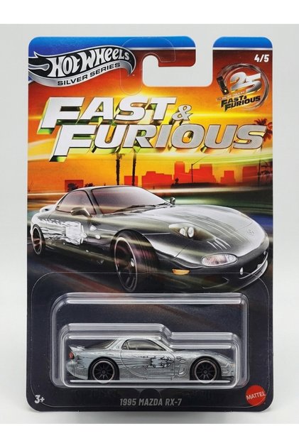 Fast Furious 25. Yıl Özel Silver Series (2026) 1995 Mazda RX-7 - Yurtdışı Model