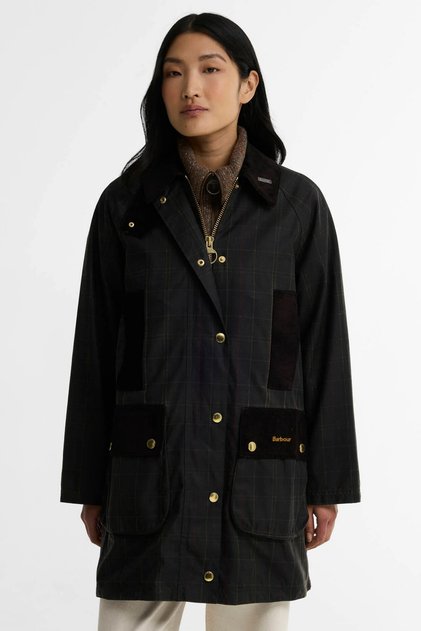 Icons Tartan Modern Beaufort Yağlı Ceket OL71 Classic Tartan Olive