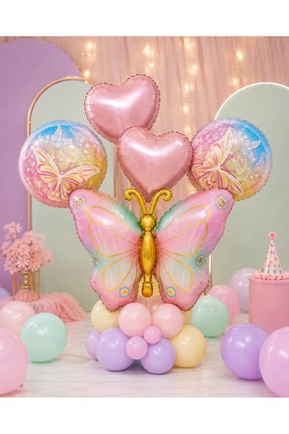 KELEBEK FOLYO BALON SET