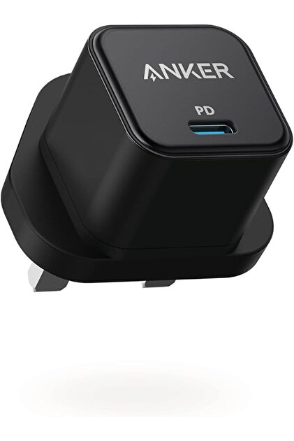 شاحن أنكر لآيفون 16 برو ماكس، شاحن USB-C بقوة 20 واط، شاحن سريع مكعب الشكل PowerPort III بقوة 20 واط لآيفون 1