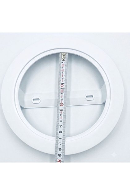 CanLED 12 Watt Sıva Üstü LED Armatür Tabanı Beyaz Plastik Tavan Spot Kasası Altlığı Duy Kapağı Boş Kasa Aparatı Yuvarlak