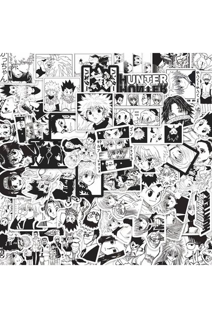 68pcs 68Pcs Anime Hunter X Hunter Stickers Gon Freecss Killua Zoldyck DIY Stickers Skateboard Motorc