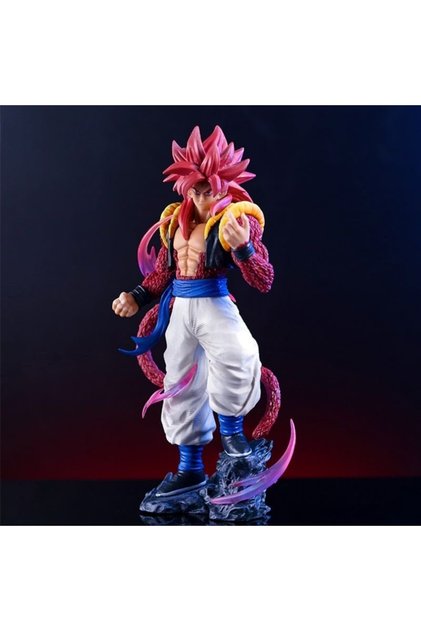 Bandai A 9.84in/25cm Anime Dragon Ball Z Figure Super Saiyan 4 Gogeta Action Figures PVC Statue Mode