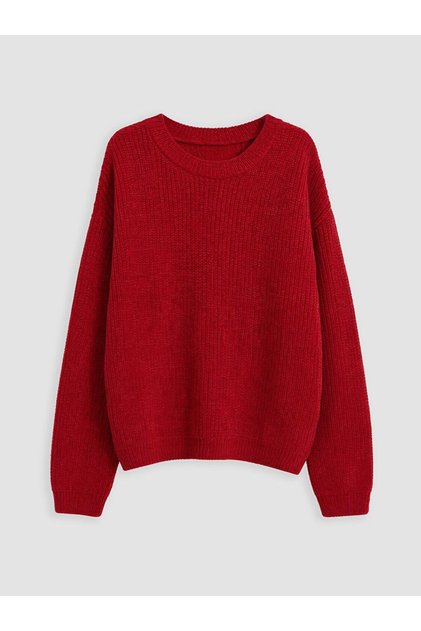 Lcw Kids Red Girls' Knitwear Sweater
