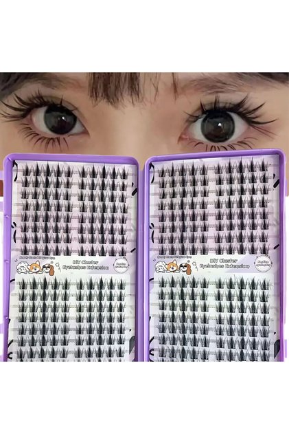 QiuFYe-JMS- Cartoon Eyelashes, Includes Various Styles Such As Cartoon , Anime Eyelash Clusters,Natu
